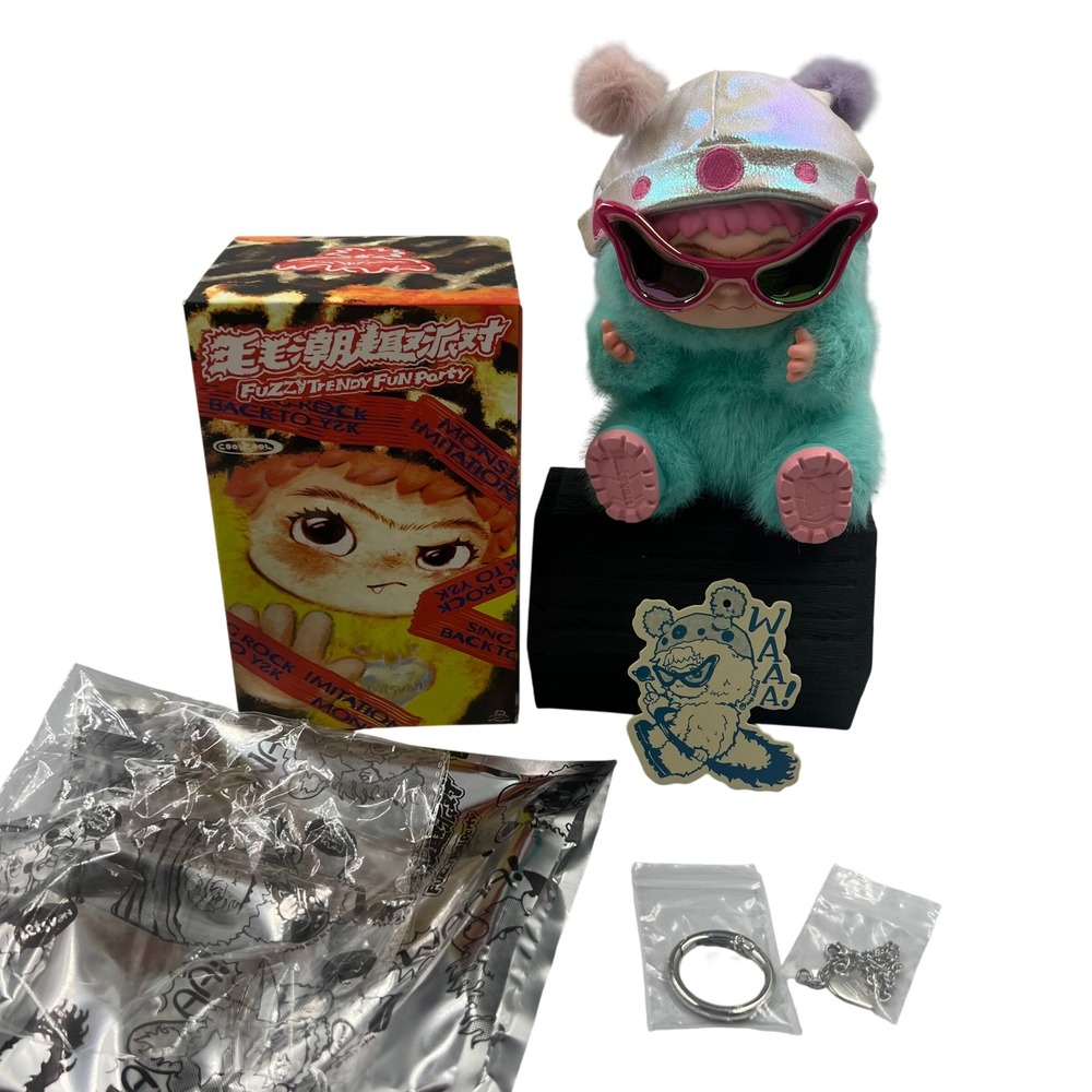 WAKUKU Fuzzy Trendy Fun Party Super Future SECRET Confirmed Plush Figure Set